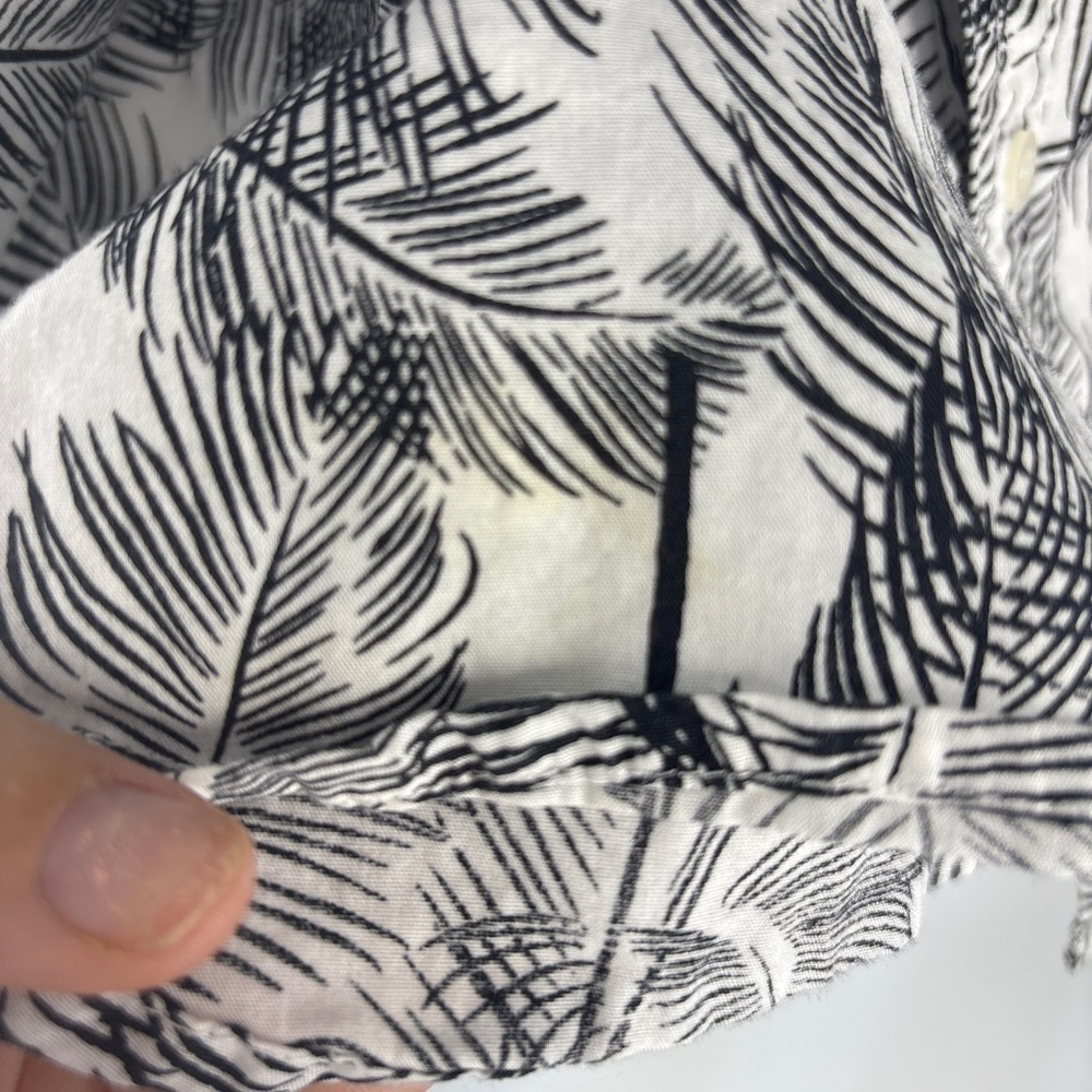 California SHIRT CO. 1976 Black / White Hawaiian Button Up Shirt - Large - Picture 4 of 7